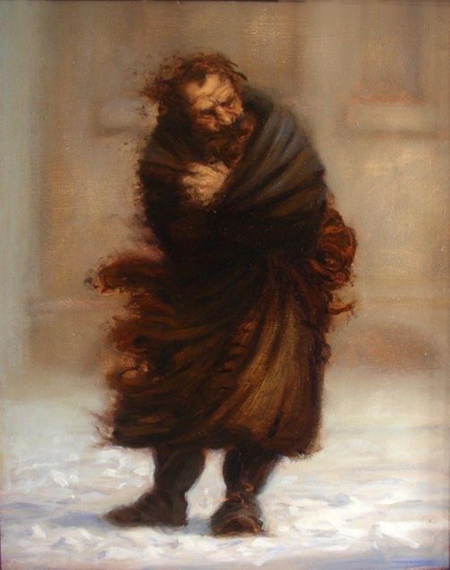 Richard Lithgow painting